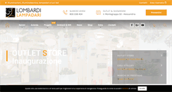 Desktop Screenshot of lombardilampadari.it